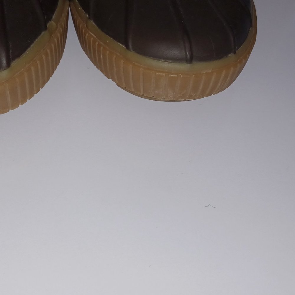Michael Kors Brown Rubber Leather rain shoes - Picture 7 of 8
